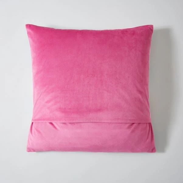 Dunelm Magnolia Velour Cushion 2 Dunelm Magnolia Velour Cushion - Image 2
