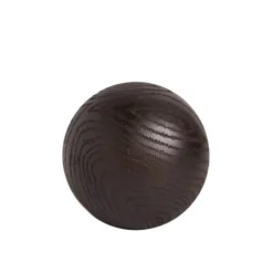 Dunelm Wood Effect Ball Black -Elegant Home 30796392 alt02