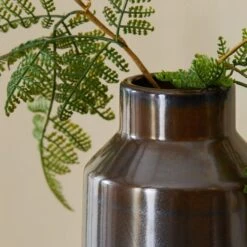 Dunelm Ceramic Vase 30cm Black