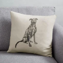 Dunelm Churchgate Printed Dog Cushion Cover