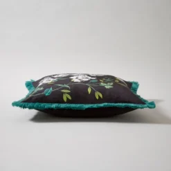 Dunelm Wysteria Velour Cushion -Elegant Home 30796412 alt04