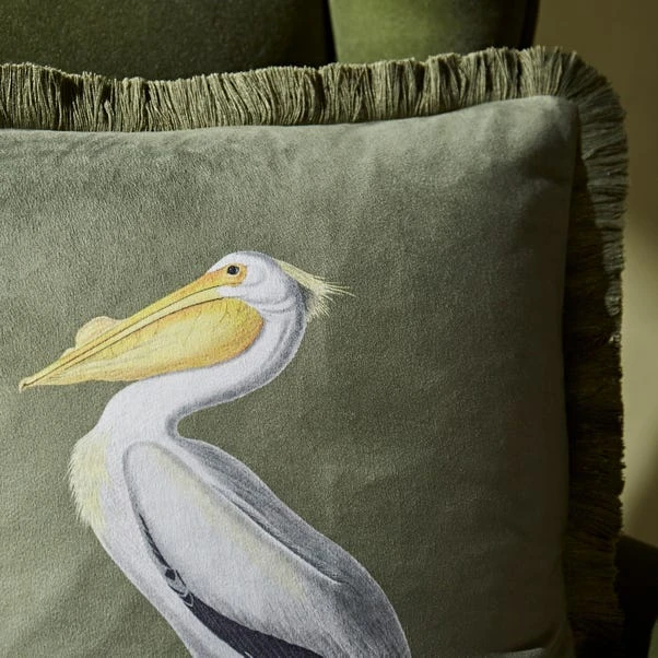 Natural History Museum Pelican Cushion 3 Natural History Museum Pelican Cushion - Image 3