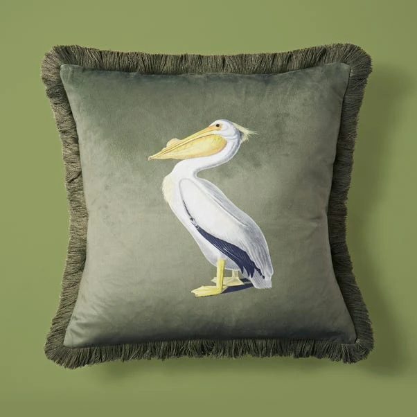 Natural History Museum Pelican Cushion 5 Natural History Museum Pelican Cushion - Image 5