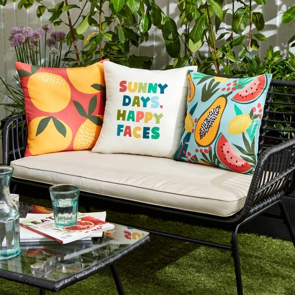 Dunelm Elements Pack Of 3 Outdoor Cushion Covers 1 Dunelm Elements Pack Of 3 Outdoor Cushion Covers