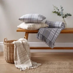 Dunelm Countryman Check Cushion 7 Dunelm Countryman Check Cushion -Elegant Home 30796433 alt03