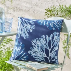Natural History Museum Cyanotype 43x43cm Outdoor Cushion