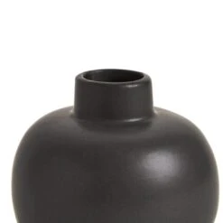 Dunelm Black 10cm Vase -Elegant Home 30796619 alt03