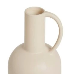 Dunelm Bottle Shaped Vase 30cm White Sand -Elegant Home 30796774 alt03