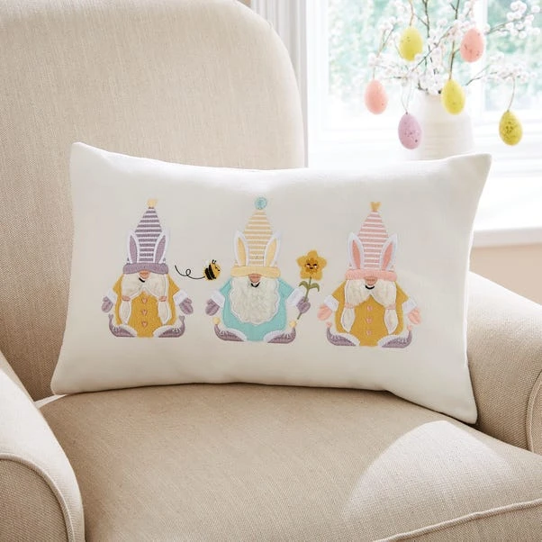 Dunelm Easter Gnome Cushion 30x50 1 Dunelm Easter Gnome Cushion 30x50