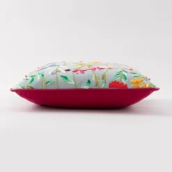 Dunelm Embroidered Floral Meadow Cushion -Elegant Home 30797317 alt02