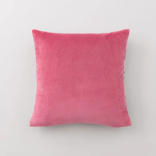 Dunelm Kinsley Floral Pink Cushion 5 Dunelm Kinsley Floral Pink Cushion - Image 5