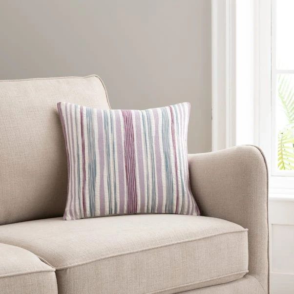 Dunelm Stripe Embroidery Cushion 1 Dunelm Stripe Embroidery Cushion