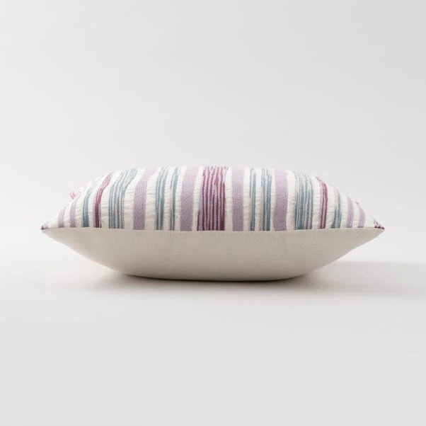 Dunelm Stripe Embroidery Cushion 3 Dunelm Stripe Embroidery Cushion - Image 3
