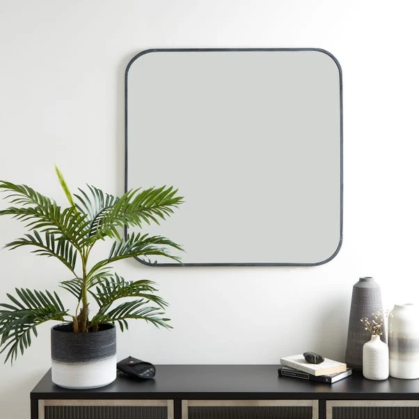 Dunelm Squoval Metal Mirror 80cm 1 Dunelm Squoval Metal Mirror 80cm