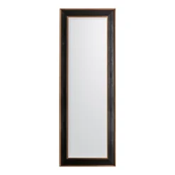 Cedar & Sage Peoria Wall Mirror, Black 46x130cm