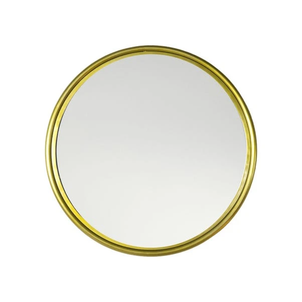 Cedar & Sage Bellevue Round Brass Wall Mirror, 76cm 3 Cedar & Sage Bellevue Round Brass Wall Mirror, 76cm - Image 3