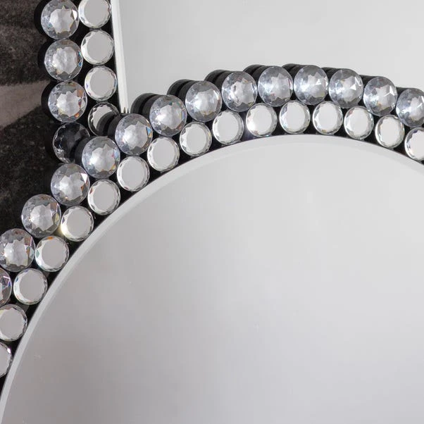 Cedar & Sage Elida Round Wall Mirror, 60cm 2 Cedar & Sage Elida Round Wall Mirror, 60cm - Image 2