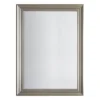 Cedar & Sage Brenton Rectangle Mirror, Brushed Steel 76x104cm