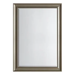 Cedar & Sage Pesaro Wall Mirror, Antique Silver 74x104cm