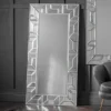 Cedar & Sage Vera Leaner Mirror, Silver 158x80cm