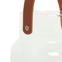 Dunelm Faux Leather Handled Lantern 16.5cm -Elegant Home 30797988 alt03