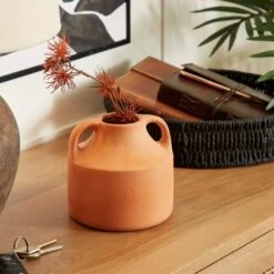 Elegant Home 53 Dunelm Ceramic Vase Terracotta 12cm