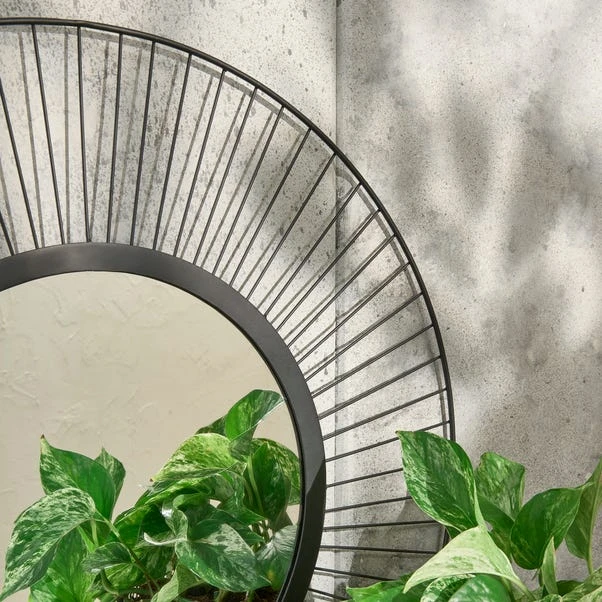 Elements Indoor Outdoor Black Mirror, 70cm 3 Elements Indoor Outdoor Black Mirror, 70cm - Image 3