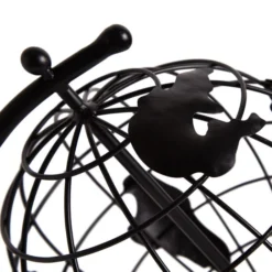 Dunelm Black Metal Globe 7 Dunelm Black Metal Globe -Elegant Home 30798245 alt02