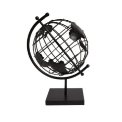 Dunelm Black Metal Globe 8 Dunelm Black Metal Globe -Elegant Home 30798245 alt03