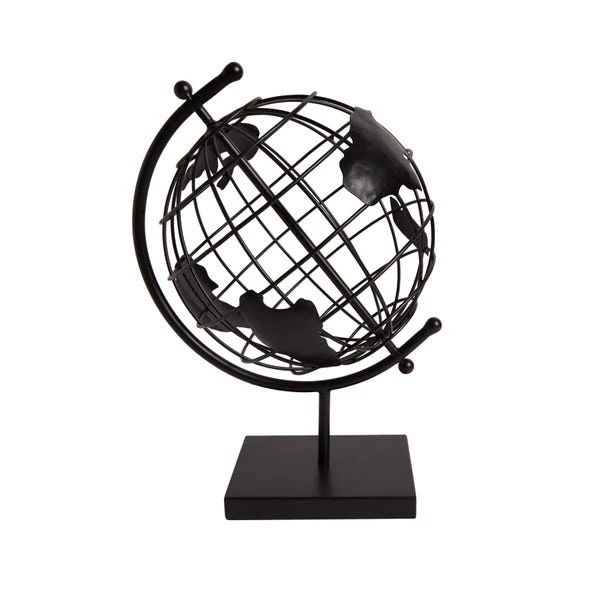 Dunelm Black Metal Globe 4 Dunelm Black Metal Globe - Image 4