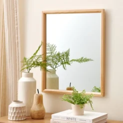Dunelm Ashwood Framed Wall Mirror 60cm X 50cm