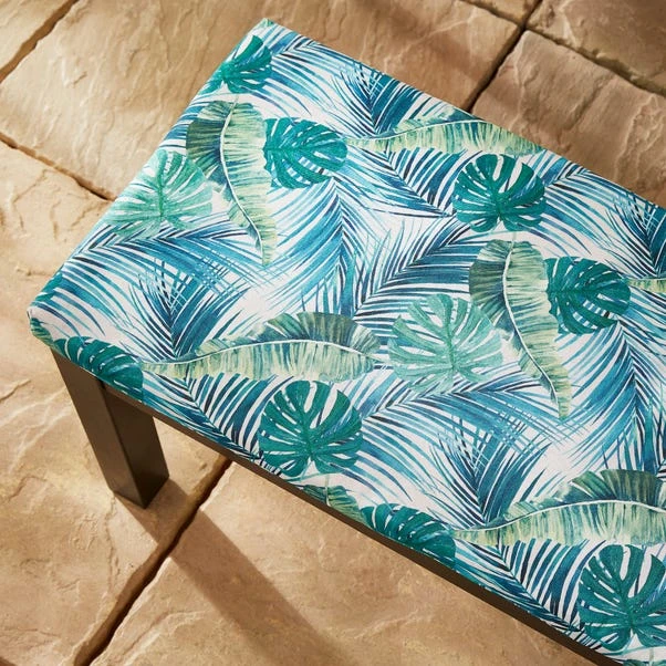 Dunelm Tropical Bench Pad 45cm X 116cm 1 Dunelm Tropical Bench Pad 45cm X 116cm