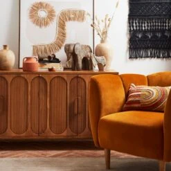 Dunelm Tall Paulownia 30cm Vase -Elegant Home 30798458 alt06