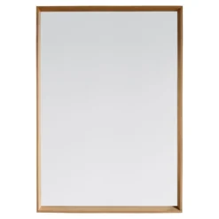 Cedar & Sage Petra Wall Mirror, Oak 74x105cm 5 Cedar & Sage Petra Wall Mirror, Oak 74x105cm -Elegant Home 30798701 alt02