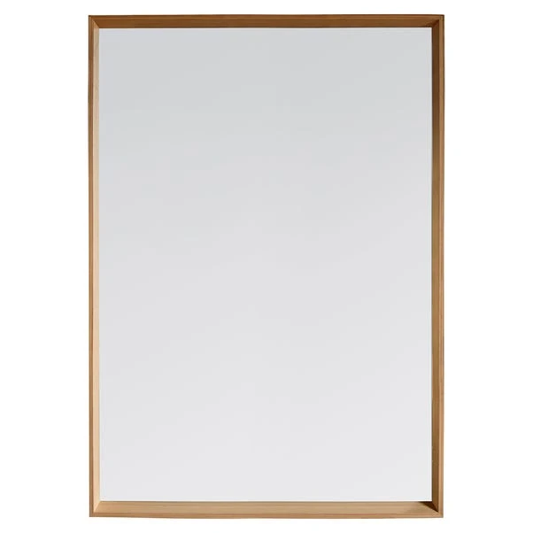 Cedar & Sage Petra Wall Mirror, Oak 74x105cm 3 Cedar & Sage Petra Wall Mirror, Oak 74x105cm - Image 3