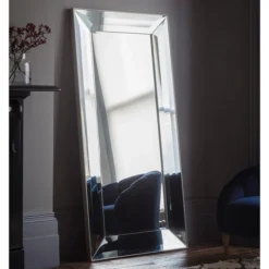 Cedar & Sage Gallina Leaner Mirror, Silver 92x183cm
