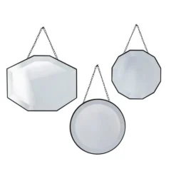 Cedar & Sage Set Of 3 Raphine Scatter Mirrors -Elegant Home 30798706 alt02