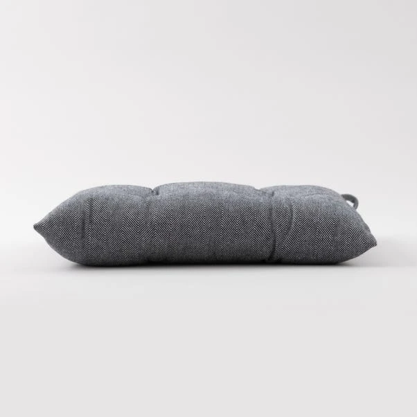 Dunelm Recycled Twill Seat Pad 4 Dunelm Recycled Twill Seat Pad - Image 4