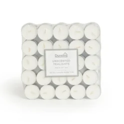 Dunelm Essentials Pack Of 100 Unscented Tealights