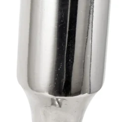 Pacific Lifestyle Shiny Nickle Candlestick 7 Pacific Lifestyle Shiny Nickle Candlestick -Elegant Home 30803441 alt02