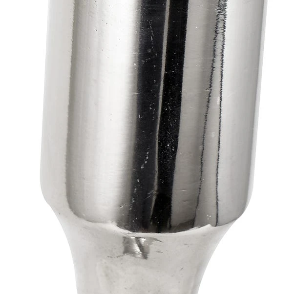 Pacific Lifestyle Shiny Nickle Candlestick 3 Pacific Lifestyle Shiny Nickle Candlestick - Image 3