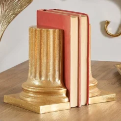 Pacific Lifestyle Matt Antique Brass Bookends