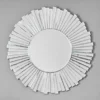 Pacific Lifestyle Starburst Round Mirrored Glass Wall Mirror, 80cm