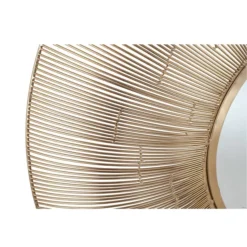Pacific Lifestyle Metal Wire Round Wall Mirror, Gold 92cm -Elegant Home 30803469 alt03