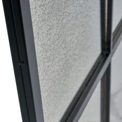 Pacific Lifestyle 12 Pane Metal Floor Mirror With Foxed Glass, Matt Black 100x200cm 7 Pacific Lifestyle 12 Pane Metal Floor Mirror With Foxed Glass, Matt Black 100x200cm -Elegant Home 30803472 alt03