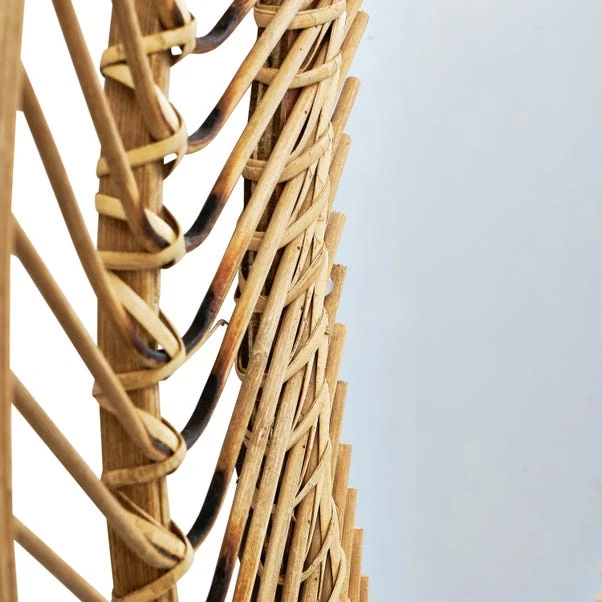 Pacific Lifestyle Bamboo Small Round Wall Mirror, 70cm 3 Pacific Lifestyle Bamboo Small Round Wall Mirror, 70cm - Image 3