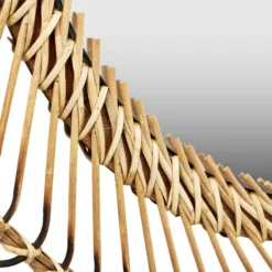 Pacific Lifestyle Bamboo Small Round Wall Mirror, 70cm 7 Pacific Lifestyle Bamboo Small Round Wall Mirror, 70cm -Elegant Home 30803479 alt03