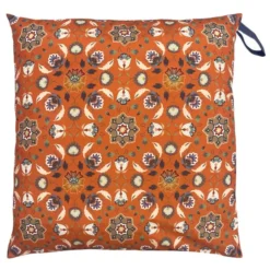 Furn Furn. Folk Floral Outdoor Floor Cushion