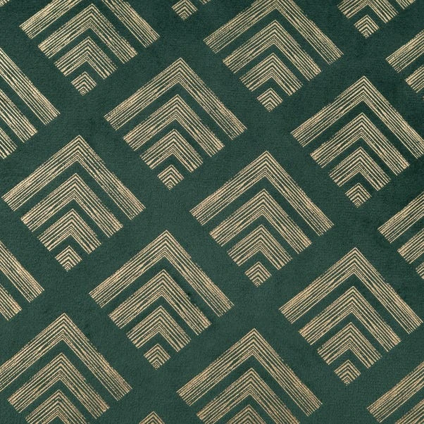 Dunelm Velvet Geo Foil Cushion Cover 4 Dunelm Velvet Geo Foil Cushion Cover - Image 4