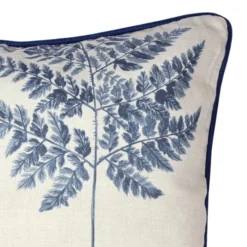 Dunelm Fern Blue Cushion -Elegant Home 30810943 alt02